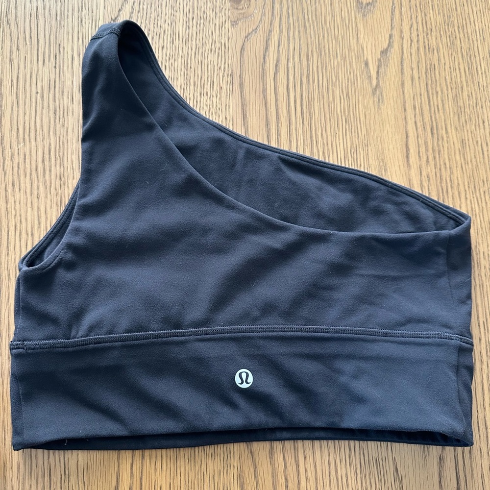 Lululemon one shoulder/asymmetrical sports bra size 8